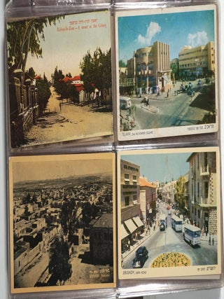 Item #29488 Judaica - 145 Jewish postcards - primarily Israel. Israel, postcards