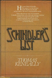 Item #3294 Schindler's List. Thomas Keneally
