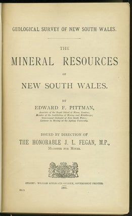 Mineral Resources of New South Wales.