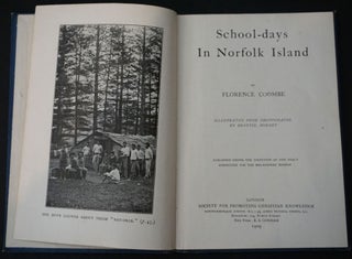 School-days In Norfolk Island.