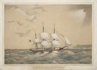 Item #5493 HMS Dido. (18 Guns) running up Channel, 1845. Lieut. T. G. Dutton Inglefield