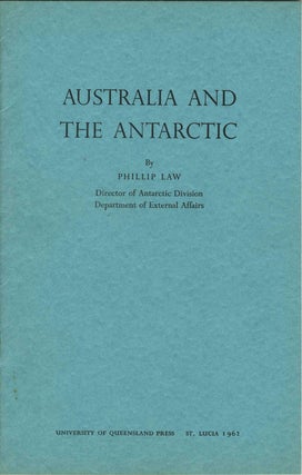 Item #6301 Australia and the Antarctic. Phillip Law