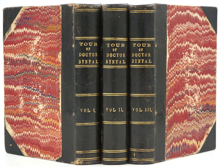 Item #6436 The Tour of Dr. Syntax in Search of the Picturesque. A Poem; The Second Tour of Doctor Syntax in Search of Consolation; The Third Tour of Doctor Syntax, In Search of a Wife. A Poem. 3 Volume set. William. Dr. Syntax Combe.
