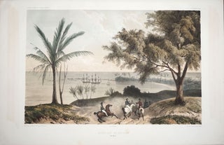 Item #6483 Mouillage de Matavai (Ile Taiti). Print from "Voyage au Pole Sud et dans l'Oceanie....