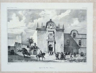 Item #6489 Eglise de San Blas (Mexique.). A. A. Menard Dupetit-Thouars, Romuald Georges