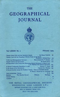Item #6558 Capt. J. Cook & the Sandwich Islands in The Journal of the Royal Geographical Society, Monthly Issue for February 1929. Sir. H. Newbolt.