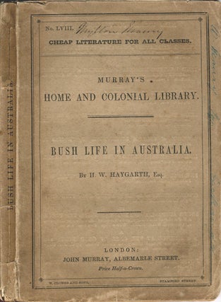 Item #6804 Recollections of Bush Life in Australia, during a Residence of Eight Years in the...