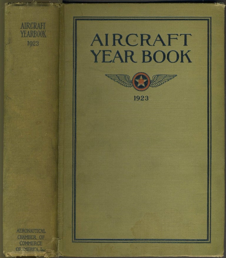 Item #7049 Aircraft Year Book 1923. Aeronautical Chamber of Commerce of America Inc.