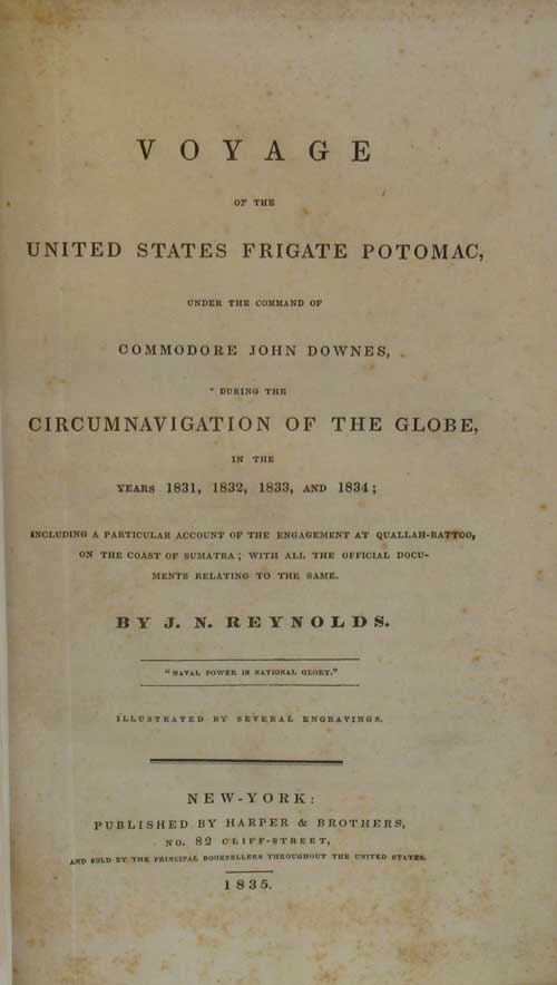 Voyage of the United States Frigate Potomac - Reynolds