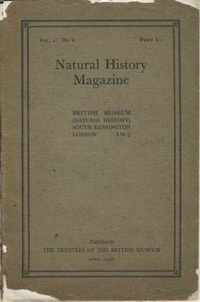 Item #8219 The Discovery Expedition. Natural History Magazine for the British Museum, April 1928...