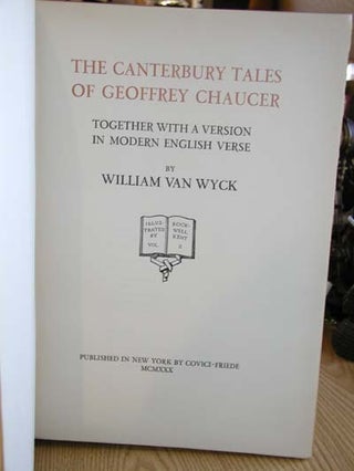 Canterbury Tales of Geoffrey Chaucer.