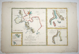 Item #8368 Terre de Kerguelen; Plan du Port Palliser; Plan du Havre de Noel. M. Bonne, James Cook