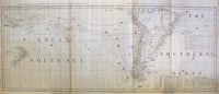 Item #8381 Chart containing the Greater Part of the South Sea to the South of the Line with the...