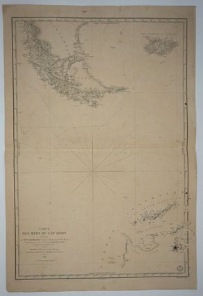 Item #8385 Carte des Mers du Cape Horn. M. Vincendon-Dumoulin
