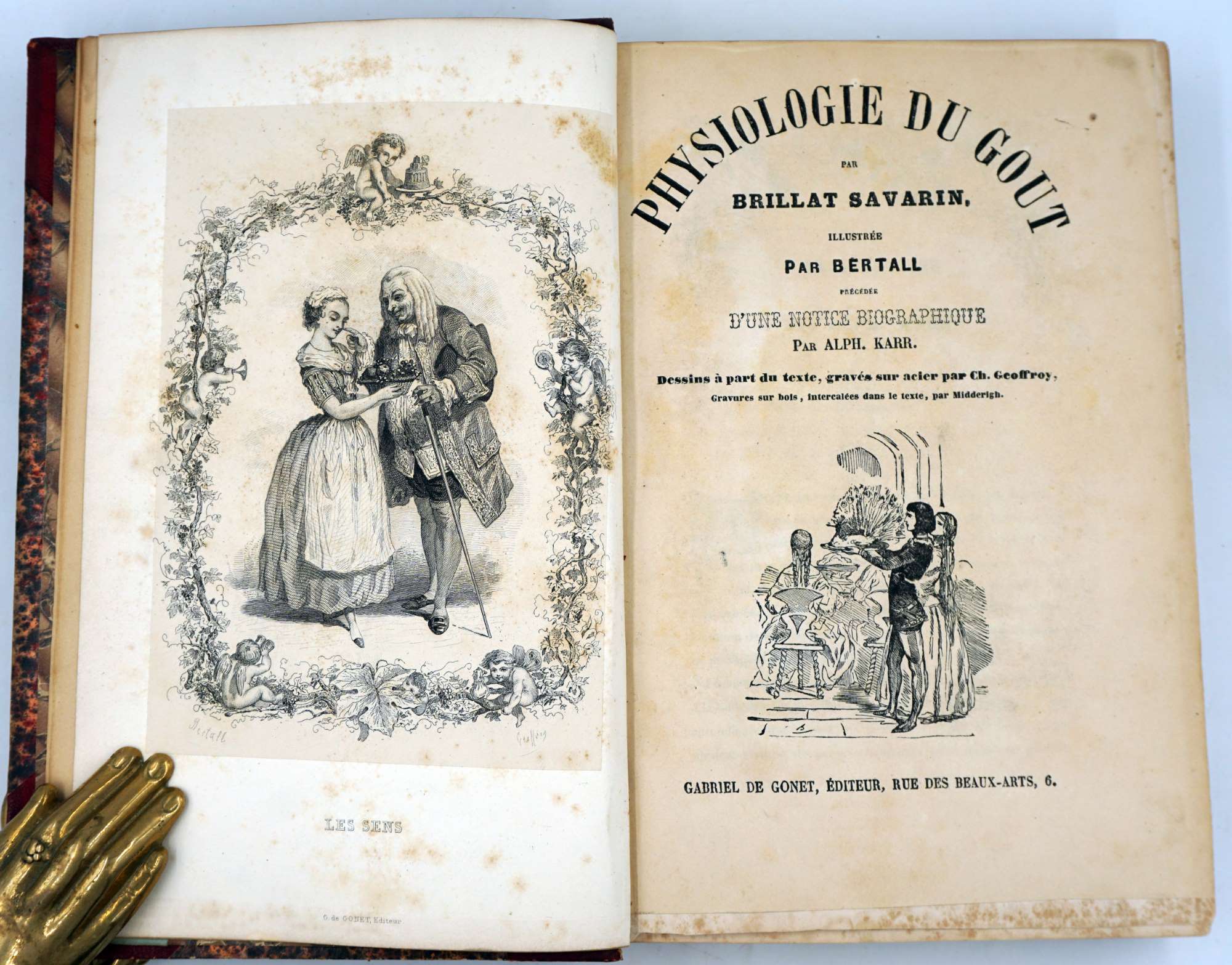 Physiologie du Gout 1876年 洋書 古書 Physiologie du Gout | Brillat Savarin, Alph. Karr Bertall, J A