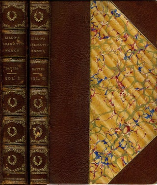Item #8708 Lillo's Dramatic Works with Memoirs of the Author. Thomas Davies