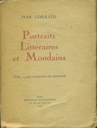 Item #8724 Portraits Litteraires et Mondains. Jean Lorrain