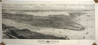 New York from Bergen Hill, Hoboken (A birds eye view).