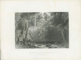 Item #8782 The Indian Falls Near Cold Spring. (Opposite West Point). W. H. Bartlett, sc H. Adlard