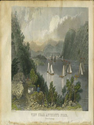 Item #8783 View Near Anthony's Nose. (Hudson Highlands.). W. H. Bartlett, sc H. Adlard