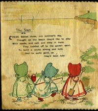Sunbonnet Babies. No. 78 Dean's Rag Books. Pictures P.S. Bruff Verses, pictured by G. Hall.