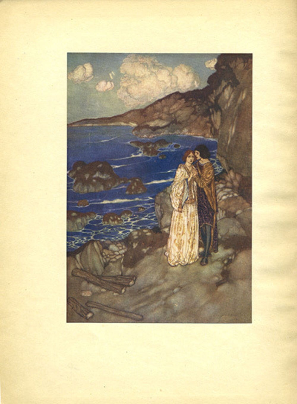 Shakespeare's Comedy of The Tempest with illustrations by Edmund Dulac